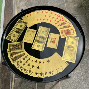 Tavolino Carte Oro